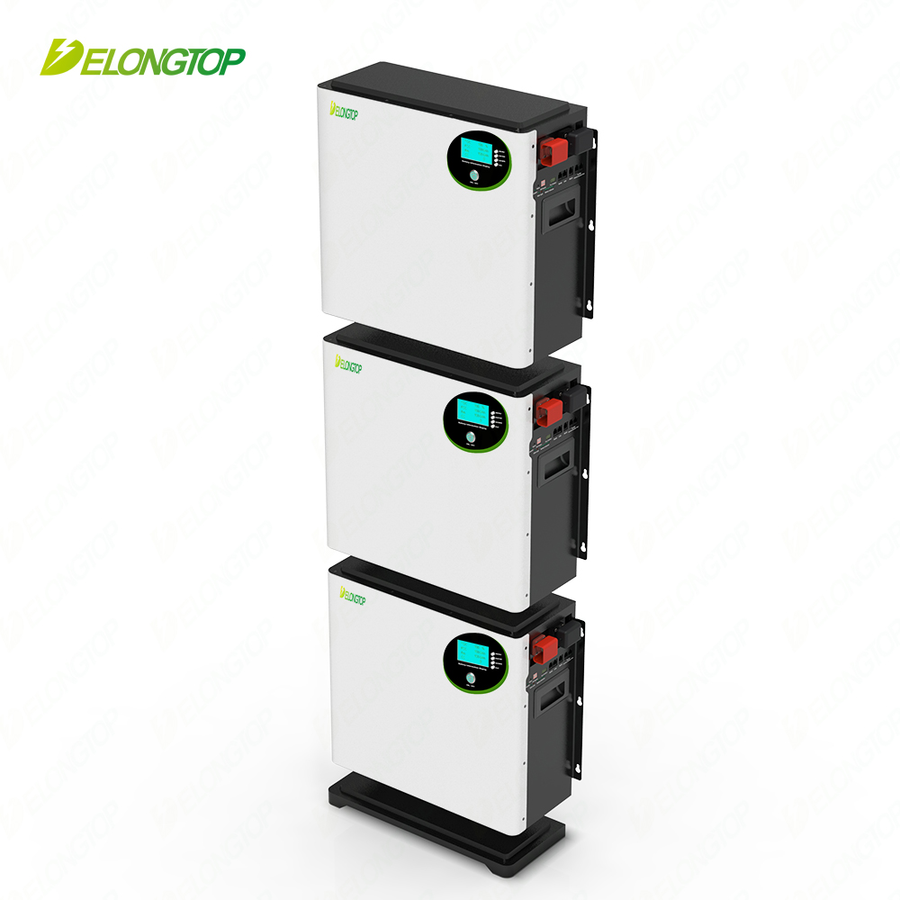 15Kwh(51.2V 100Ah x 3) Stackable Modular Household Solar Energy Storage Battery